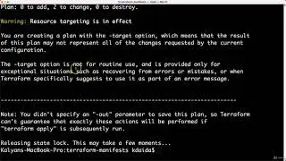 77. Learn about terraform plan or apply  target command