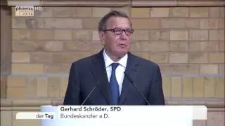 Verleihung des Ludwig-Erhard-Preises: Rede von Gerhard Schröder am 20.09.2016