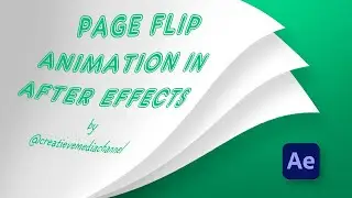 How to make a Book flip animation in After effects