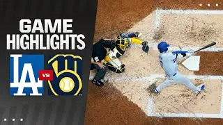 Dodgers vs. Brewers Game Highlights (8/13/24) | MLB Highlights