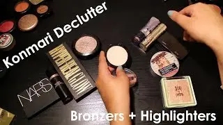 Konmari Declutter Part One // Highlighters & Bronzers // My No Buy Year