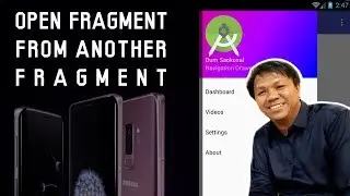 How to Open a Fragment from Another in Android - Navigation Drawer