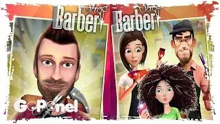 Barber Shop Hair Salon Beard Hair Cutting Games - Gameplay, Playthrough (iOS & Android)