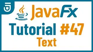 Text | JavaFX GUI Tutorial for Beginners