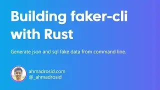 Building faker-cli with Rust - Add SQL insert output