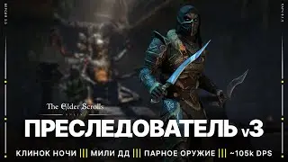 TESO 🔥 ПвЕ Клинок Ночи (НБ) 💀 Стамина Мили-ДД | Преследователь | Версия 3.0 | Lost Depths 8.1.5