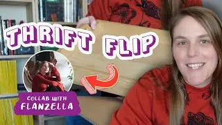 Mystery thrift flip challenge! Collage Collab with @flanzella