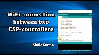 WiFi Connection between two ESP-controllers