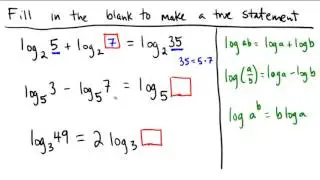 Logarithm rules!