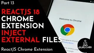 ReactJS Chrome Extension - Injecting External Files