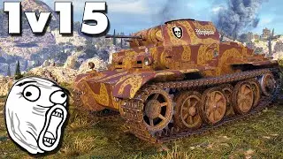 Pz. II J - 15 KILLS / 1 VS 15 - World of Tanks