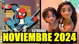 PRÓXIMAS PELÍCULAS ANIMADAS Y CARICATURAS QUE SE ESTRENAN EN NOVIEMBRE 2024