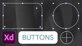 Rectangles, Circles, Buttons and Rounded Corners in Adobe XD