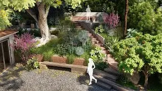 Santa Monica Backyard Landscape Design