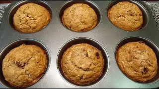 Healthy Moist Carrot Muffins Recipe | How To Make Carrot Muffins With Nuts and Raisins