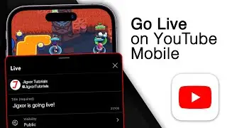 How To Go Live On YouTube Mobile! [2024]