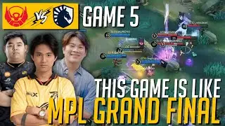 GAME5 • THIS GAME IS LIKE MPL GRANDFINAL Ft. R7 and Jonathan | BTR vs TLID MPL ID