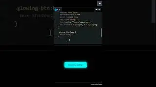 Glowing Button effect Using HTML & CSS #webdevelopment #trending  #shorts #animation