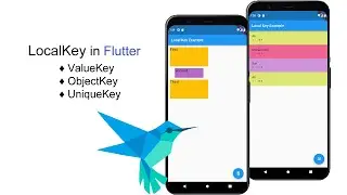 Local Keys (Value, Object, UniqueKey) in Flutter(Arabic) - شرح المفاتيح المحلية في فلاتر