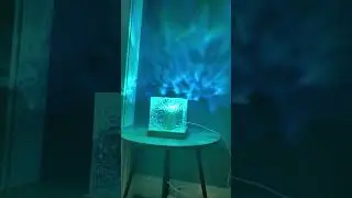 Water Ripple Lamp Fortnite Cube Night Light Aurora Ocean Projector #roomdecor #aurora #giftideas