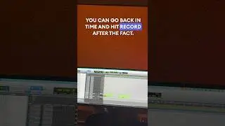 How to record something in pro tools even if you weren’t recording #protools #musicproducers #audio