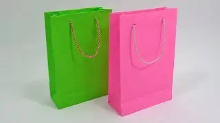 Paper Bag Making At Home || How To Make Shopping Bag With Paper