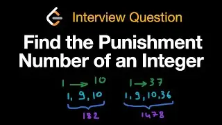 Find the Punishment Number of an Integer - Leetcode 2698 - Python