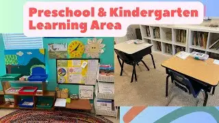 Preschool/Kindergarten Learning Area and Desks