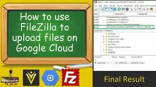 How to use FileZilla to upload files on Google Cloud Compute Engine VM Instance