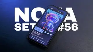 BEST NOVA LAUNCHER SETUP #56 - BLUE FANTASY