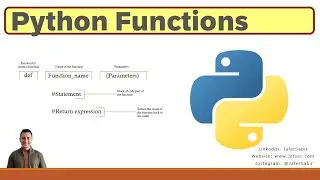 Python Functions - Pre-built Functions & Creating your own Functions