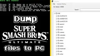 How to Dump Smash Ultimate data.arc