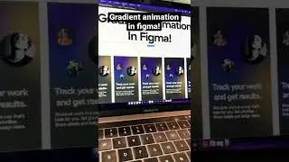 Gradient animation in figma! #figmadesign #figma #gradientanimation #uidesigner #uxdesigner