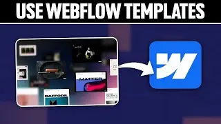 How To Use Webflow Templates 2024! (Full Tutorial)