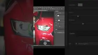 how to car headlight effect in Photoshop #shorts #photoshop #photoshoptutorial