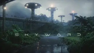 Skyward: Ethereal Cyberpunk Ambient [FOCUS-RELAX] Calm Sci Fi Background Music