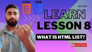 HTML Lists Made Easy: Tips and Tricks | html crash || html course ||