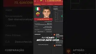 TOP 5 PROMESSAS (Wonderkids) ITALIANAS no FM23 | Football Manager 2023 #shorts