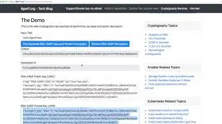 web crypto rsa encryption decryption example