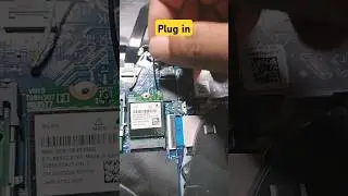 How to Plug in Laptop Mother Bord Wifi Ethernet Device Chip in Mother Bord#macnitesh#keyboardtricks