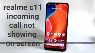 how to fix realme c11, c12 incoming call not showing on screen | call screen off problem