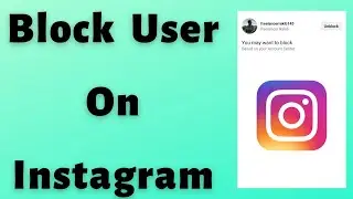 How to block someone on Instagram ?