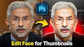 Photoshop Face Editing Hacks for Thumbnail Designing