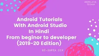 Android Studio Tutorial For Beginners - 5 | Android Studio Project Structure Exp(2019 Edition)