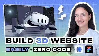 EASILY build 3D animated website with No code (Dora & Figma)