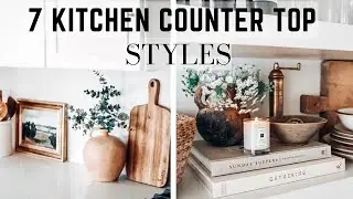 7 KITCHEN COUNTER TOP STYLES || ORGANIC || 2023