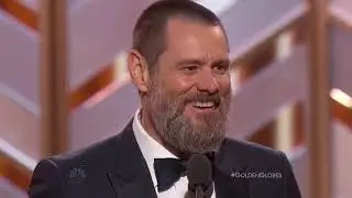 Jim Carrey Speech At The Golden Globe Awards 2016  HDTV