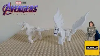 LEGO Valkyrie's Horse Pegasus Avengers Endgame Unofficial XINH 1295 PRCK GD214 Comparison Review!