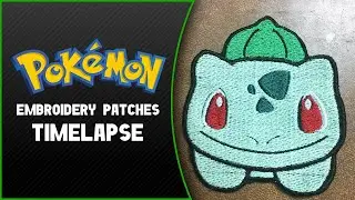 Bulbasaur from Pokemon | TimeLapse | Embroidery Design