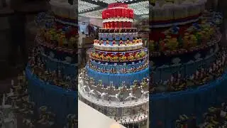 LEGO 90th Anniversary Birthday cake at LEGO House